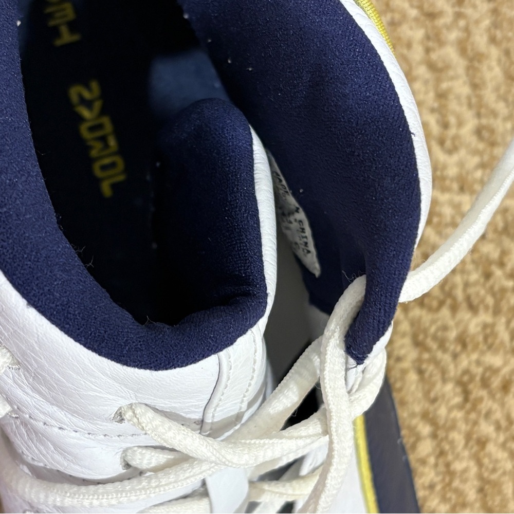 🏀 Jordan Jumpman Team J “Michigan” White/Navy/Varsity Maize – Size 14 - Picture 8 of 9